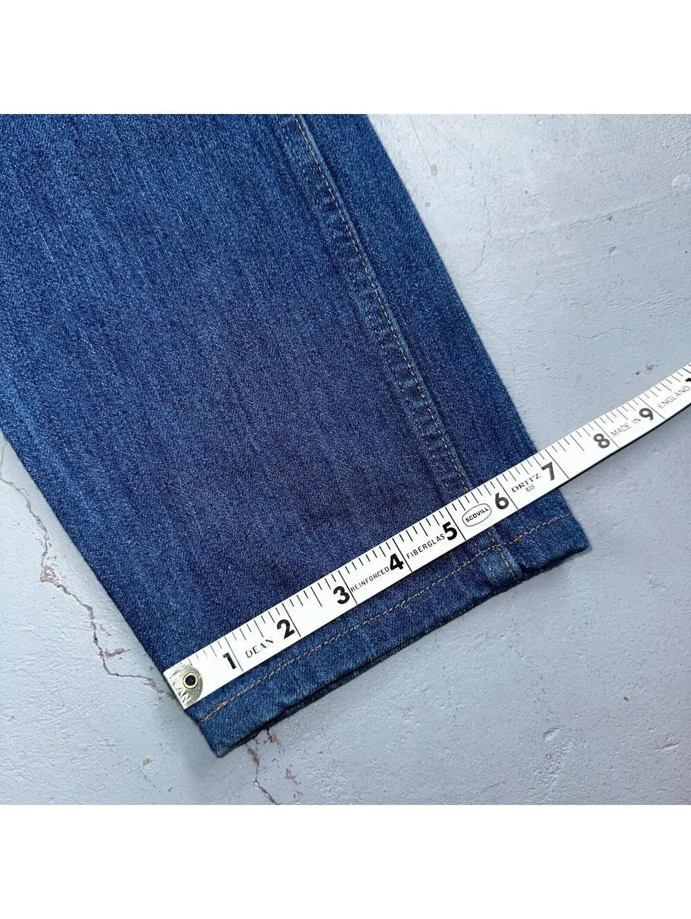 Levis 605 Vintage LVC Orange Tab Slim Blue Med Wash Y2K 36x34 Jeans Act 36x32